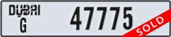 dubai - code - G - number -47775