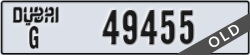 dubai - code - G - number -49455