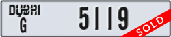 dubai - code - G - number -5119
