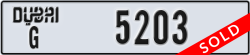 dubai - code - G - number -5203