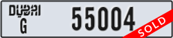 dubai - code - G - number -55004