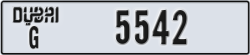 dubai - code - G - number -5542