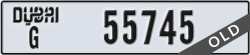 dubai - code - G - number -55745