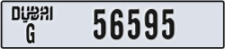 dubai - code - G - number -56595