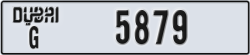 dubai - code - G - number -5879