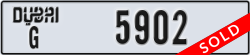 dubai - code - G - number -5902