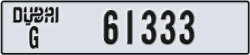 dubai - code - G - number -61254