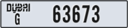 dubai - code - G - number -63673