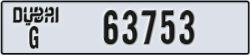 dubai - code - G - number -63753
