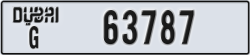 dubai - code - G - number -63787