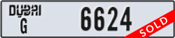 dubai - code - G - number -6624