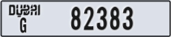 dubai - code - G - number -82383