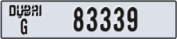 dubai - code - G - number -83339