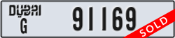 dubai - code - G - number -91169