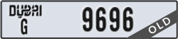 dubai - code - G - number -9696