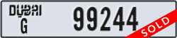 dubai - code - G - number -99244