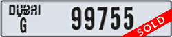 dubai - code - G - number -99755