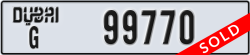 dubai - code - G - number -99770