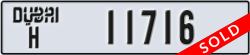 dubai - code - H - number -11716