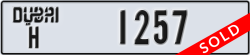dubai - code - H - number -1257