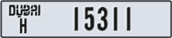 dubai - code - H - number -15311