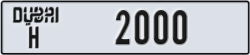 dubai - code - H - number -1921