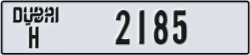 dubai - code - H - number -2185