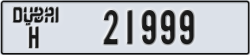 dubai - code - H - number -21999