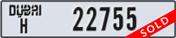 dubai - code - H - number -22755