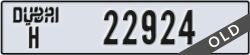 dubai - code - H - number -22924