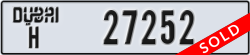 dubai - code - H - number -27252