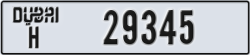 dubai - code - H - number -29345