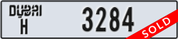 dubai - code - H - number -3284