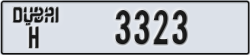 dubai - code - H - number -3323