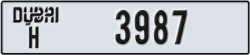 dubai - code - H - number -3908