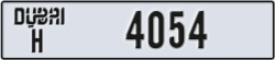 dubai - code - H - number -4054