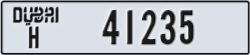 dubai - code - H - number -41235