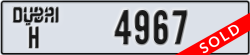 dubai - code - H - number -4967