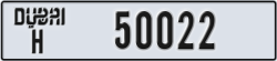 dubai - code - H - number -50022