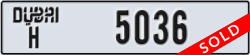 dubai - code - H - number -5036