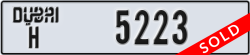 dubai - code - H - number -5223