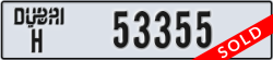 dubai - code - H - number -53355