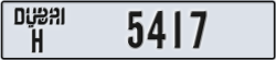 dubai - code - H - number -5417