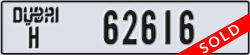 dubai - code - H - number -62616