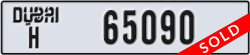 dubai - code - H - number -65090