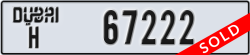 dubai - code - H - number -67222