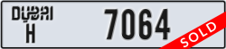 dubai - code - H - number -7064