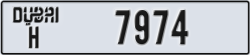 dubai - code - H - number -7895