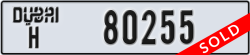 dubai - code - H - number -80255