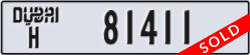 dubai - code - H - number -81411